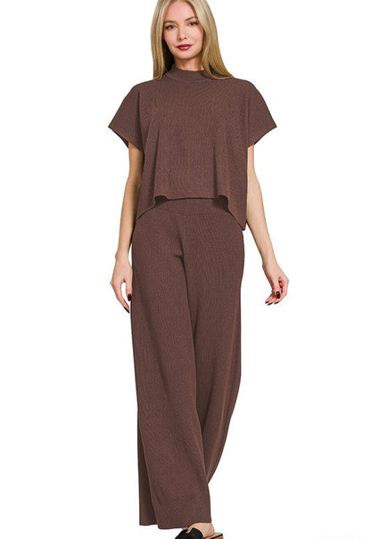 Susanna Ribbed Pant Set