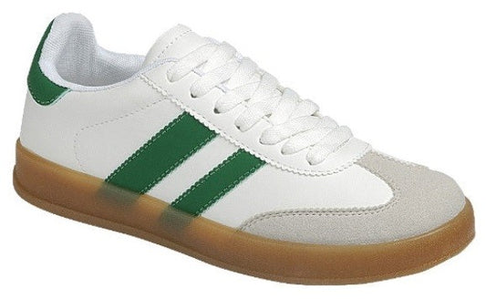 Girls Deer Striped Trainer Sneakers