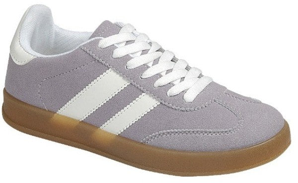 Girls Deer Striped Trainer Sneakers