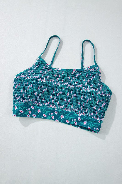 Rhoda Floral Smocked Bikini