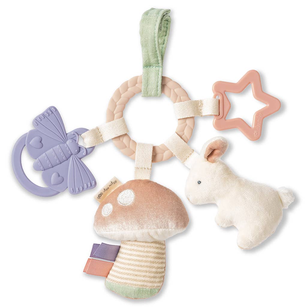Itzy Ritzy Bitzy Busy Ring™ Teething Activity Toy: Bunny