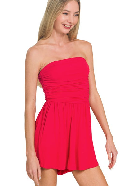 Carmel Strapless Romper
