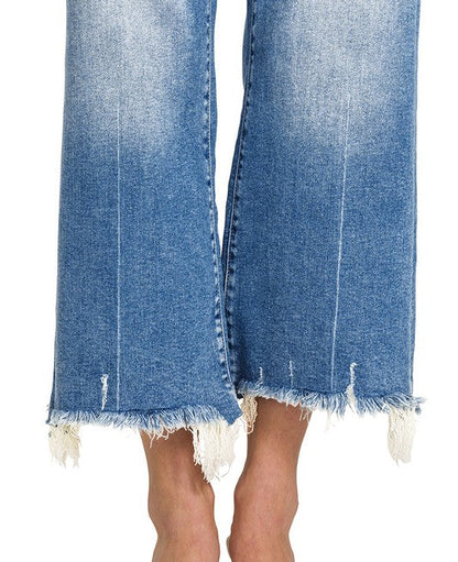 Zenana Omaha Cropped Straight MW Jeans