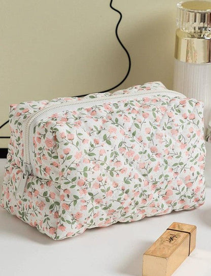 Quilted Makeup Pouch