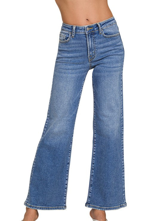 Zenana Clearwater MW Wide Leg Jeans