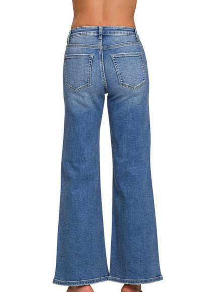 Zenana Clearwater MW Wide Leg Jeans
