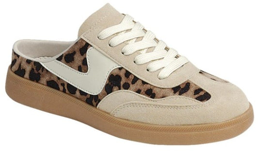 Modern Leopard Slide Sneakers