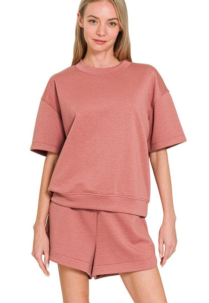 Raegan Scuba Short Set