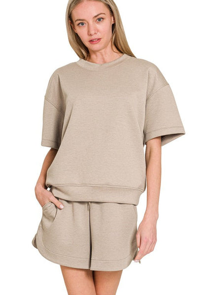 Raegan Scuba Short Set