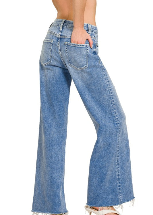 Zenana Hartley Flare Jeans