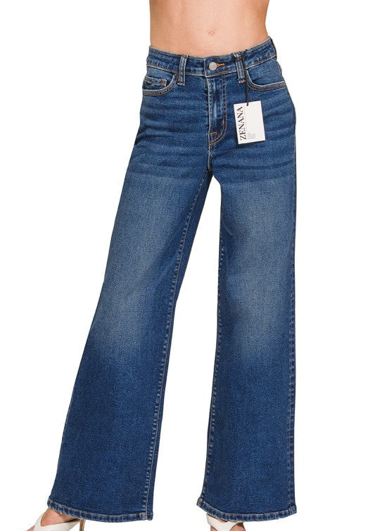 Zenana Clearwater DW Wide Leg Jeans