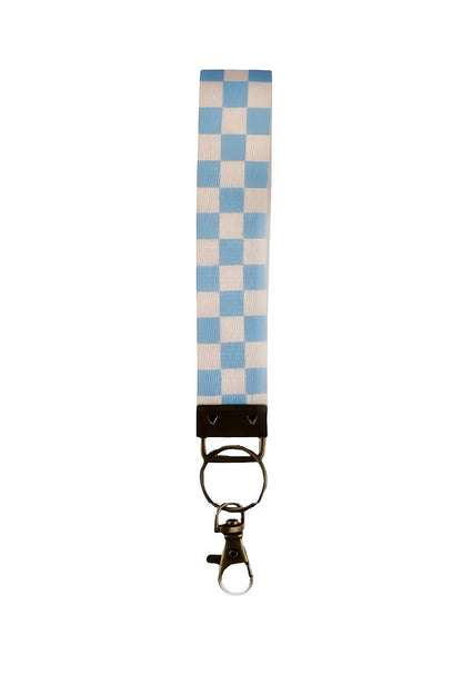 Whimsy Printed Wristlet Keychain