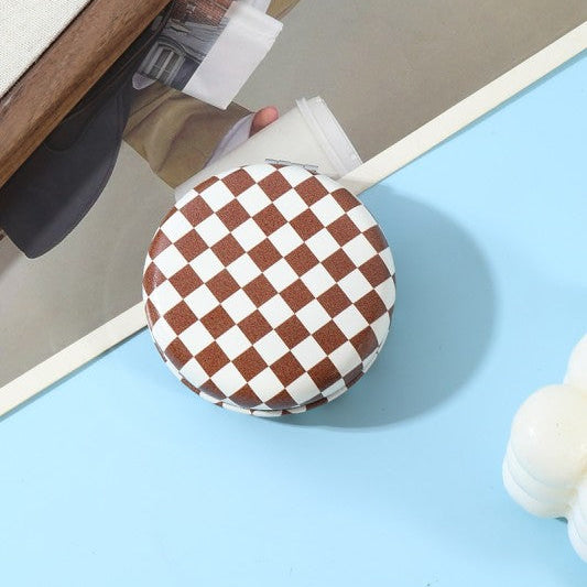 Checkered Folding Mirror