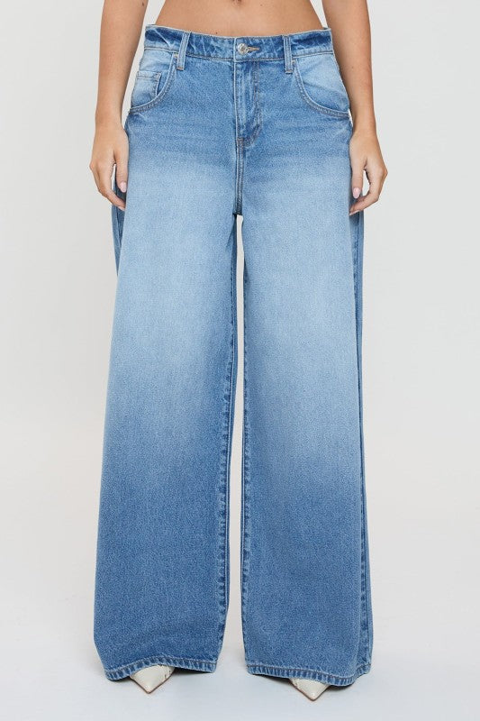 YMI Billie Baggy Wide Leg Jeans