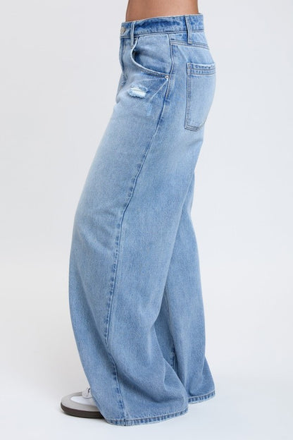 YMI Billie Baggy Wide Leg Jeans