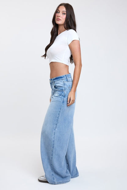 YMI Billie Baggy Wide Leg Jeans