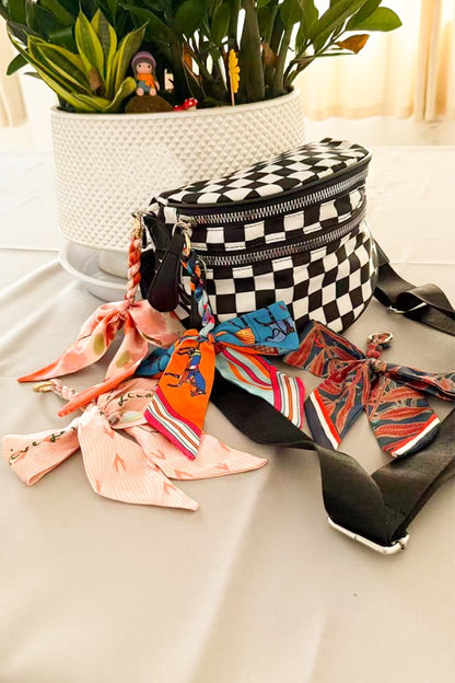 Bow Scarf Purse Accessory