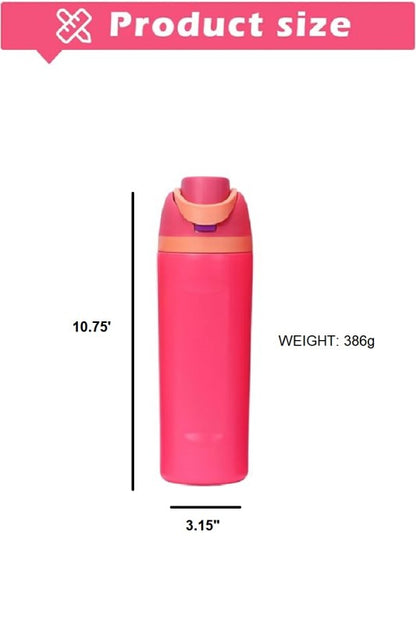 Snap Lid Insulated Water Bottle