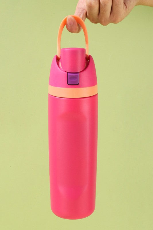 Snap Lid Insulated Water Bottle