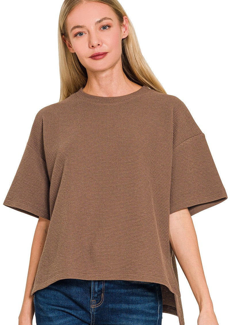 Maranda Knit Boxy Top
