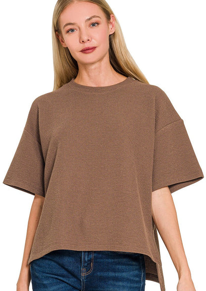 Maranda Knit Boxy Top