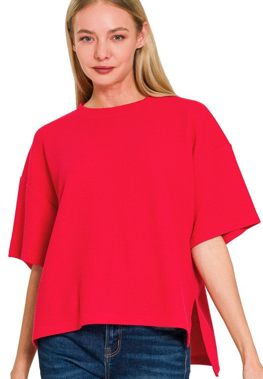 Maranda Knit Boxy Top