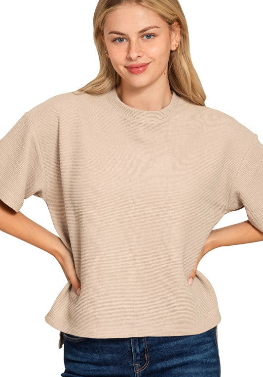Maranda Knit Boxy Top