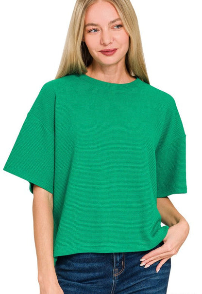 Maranda Knit Boxy Top