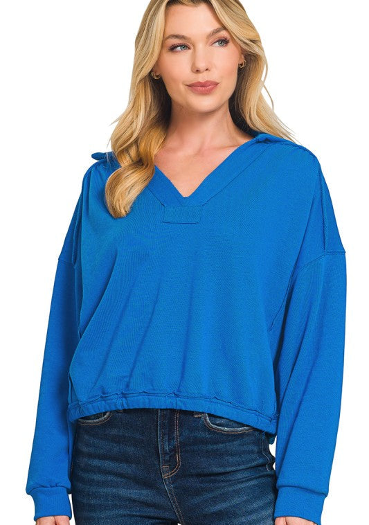 Noelle Oversized Collared Top