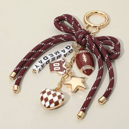 Mascot Football Bag Charm