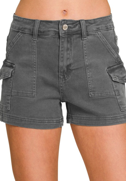 Zenana Cache Utility Cargo Shorts
