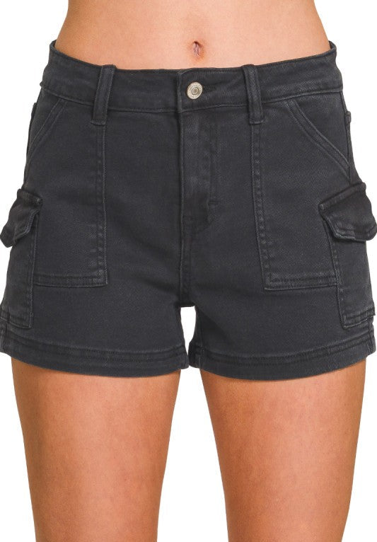 Zenana Cache Utility Cargo Shorts