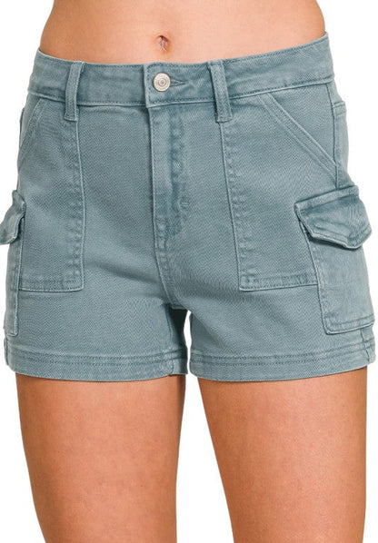 Zenana Cache Utility Cargo Shorts