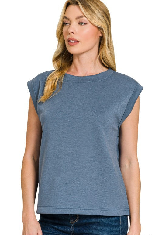 Renee Scuba Sleeveless Tee