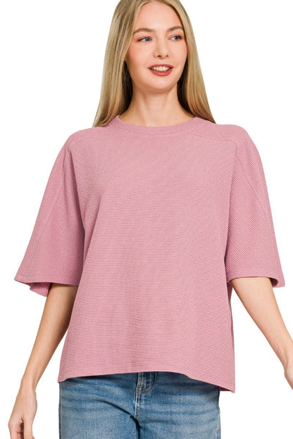 Maranda Knit 3/4 Sleeve Top