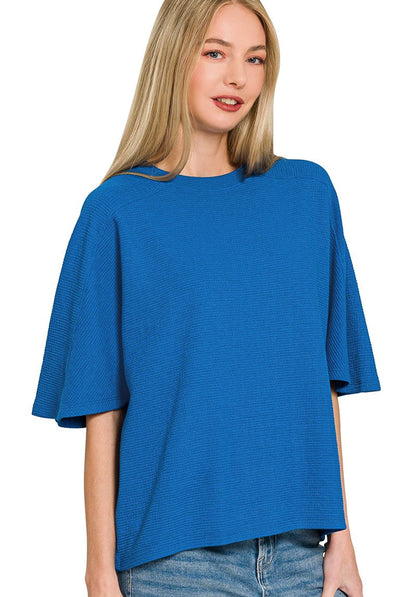 Maranda Knit 3/4 Sleeve Top