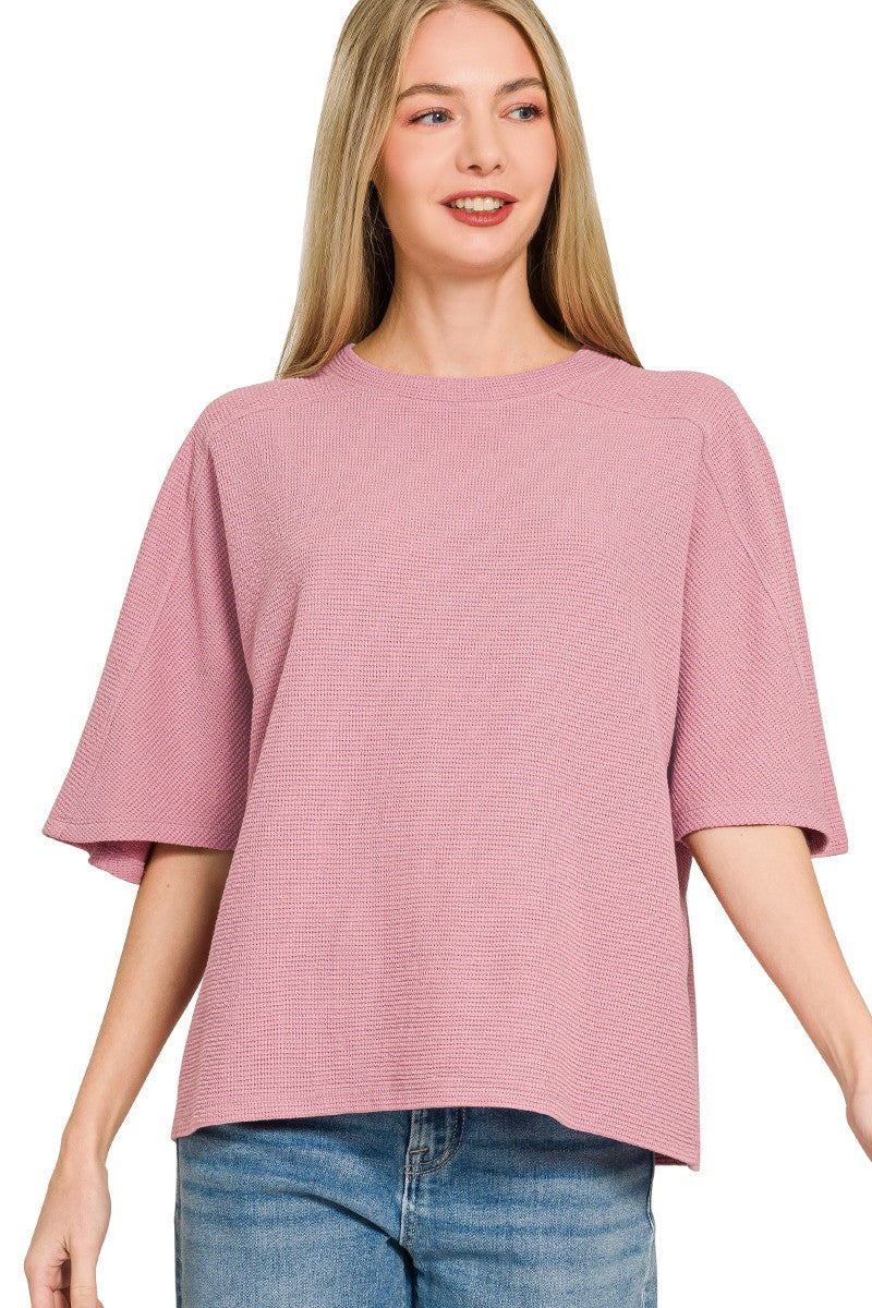 Maranda Knit 3/4 Sleeve Top