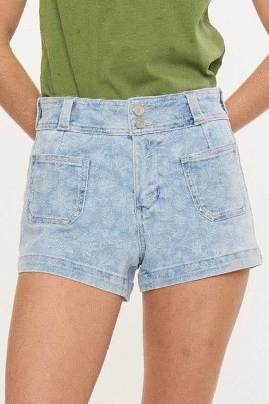 Kancan Floral Printed Shorts