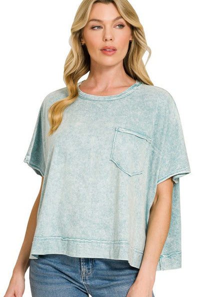 Krissy Mineral Boxy Tee
