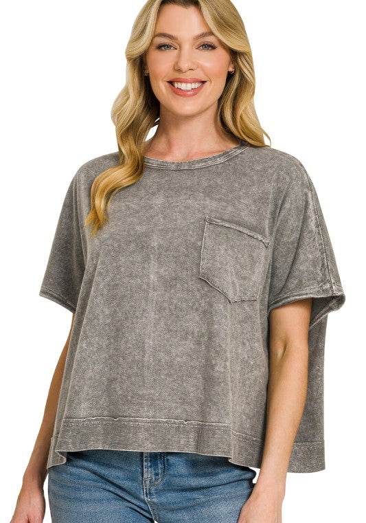 Krissy Mineral Boxy Tee