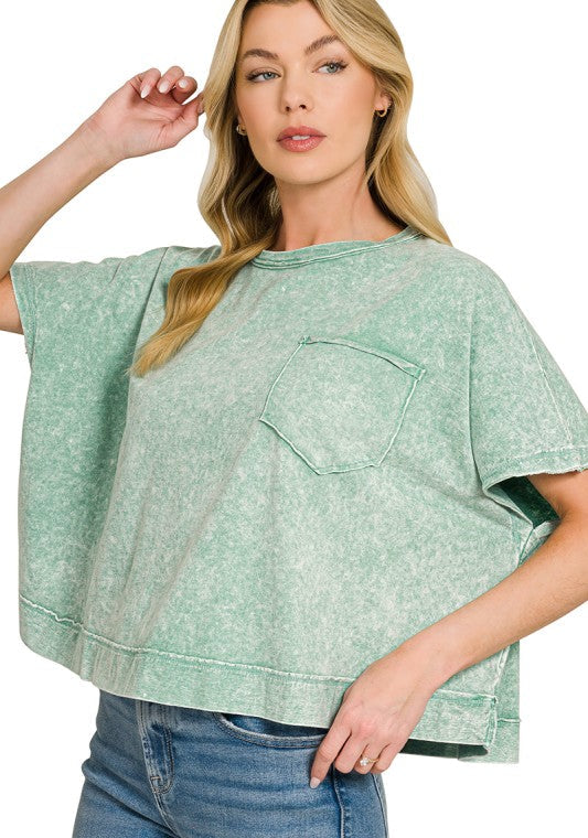 Krissy Mineral Boxy Tee