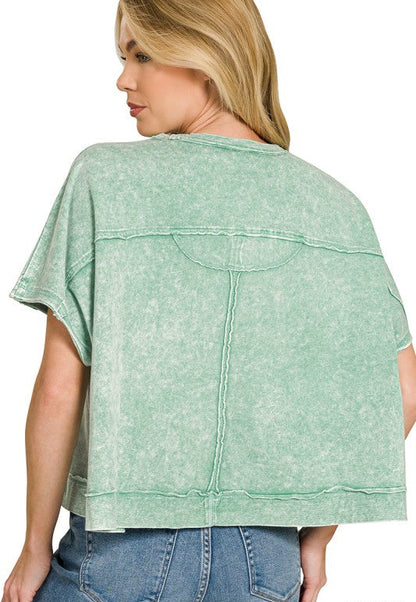 Krissy Mineral Boxy Tee