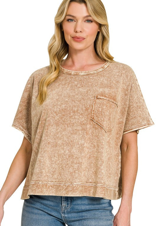 Krissy Mineral Boxy Tee