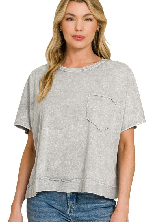 Krissy Mineral Boxy Tee
