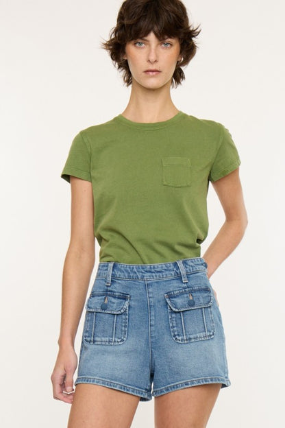 Kancan Kimball Retro Front Pocket Shorts