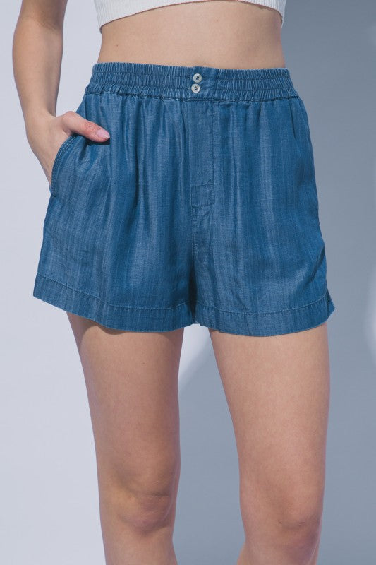 Briar Tencel Drawstring Shorts