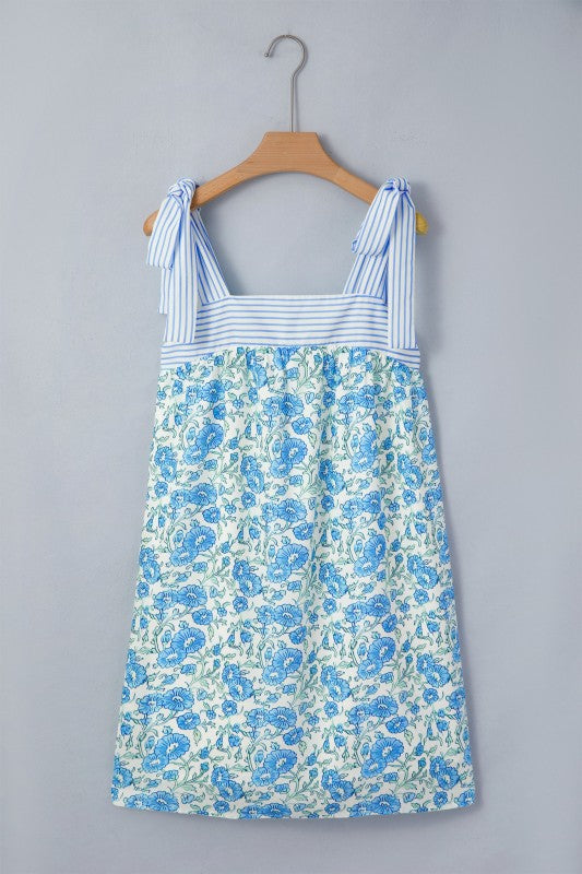 Dooly Floral Striped Dress