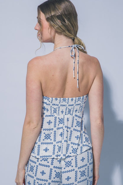 Brooke Bandana Halter Top