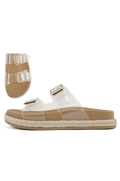 Crest Clear Espadrille Sandals