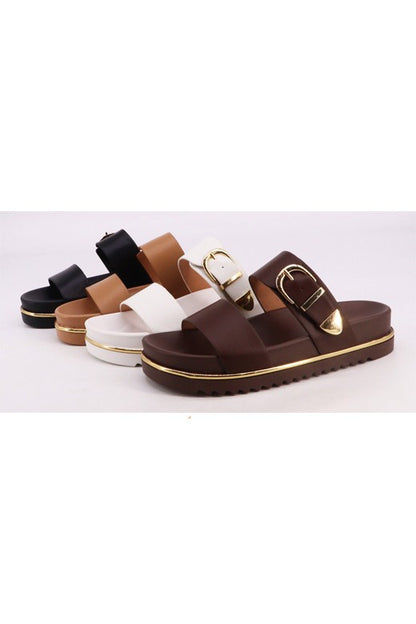 Salable Platform Metallic Sandals